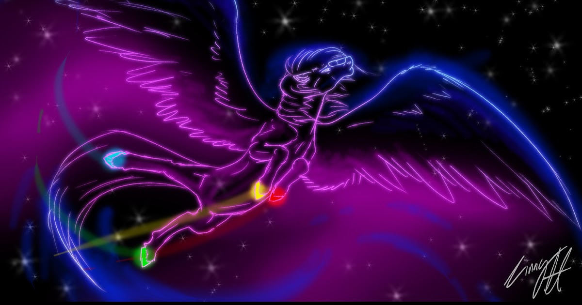 Awesome Neon Animal Backgrounds Spread your wings neon pegasus - Animal