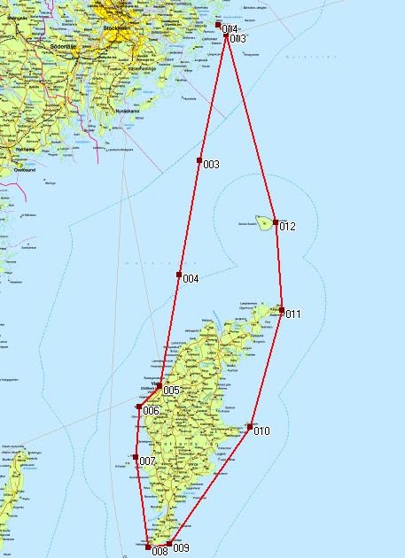 Karta Gotland Runt | Karta Mellersta