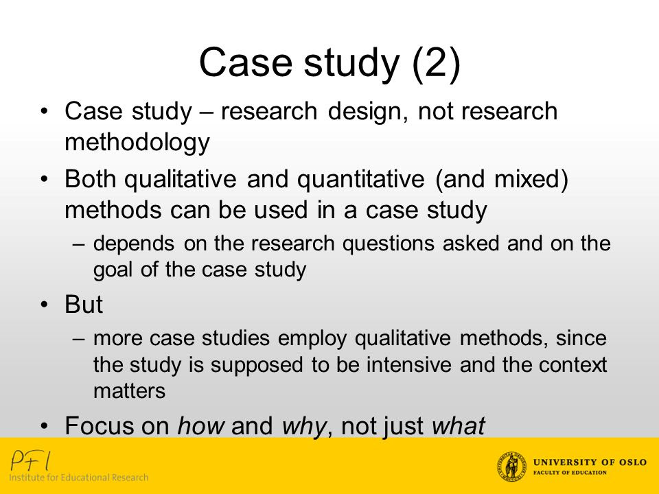 discuss the case study method of research