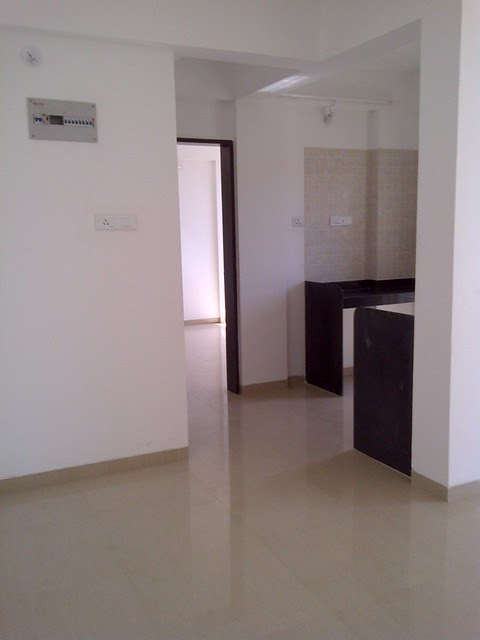 Dining & Kitchen in the sample flat of Kanchan Vrundavan - Visit Kanchan Vrundavan, 1 BHK & 2 BHK Flats at Koregaon Mul, near Uruli Kanchan Pune 412202