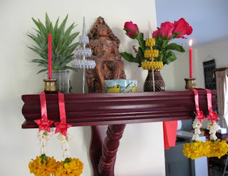 Our Buddha shelf