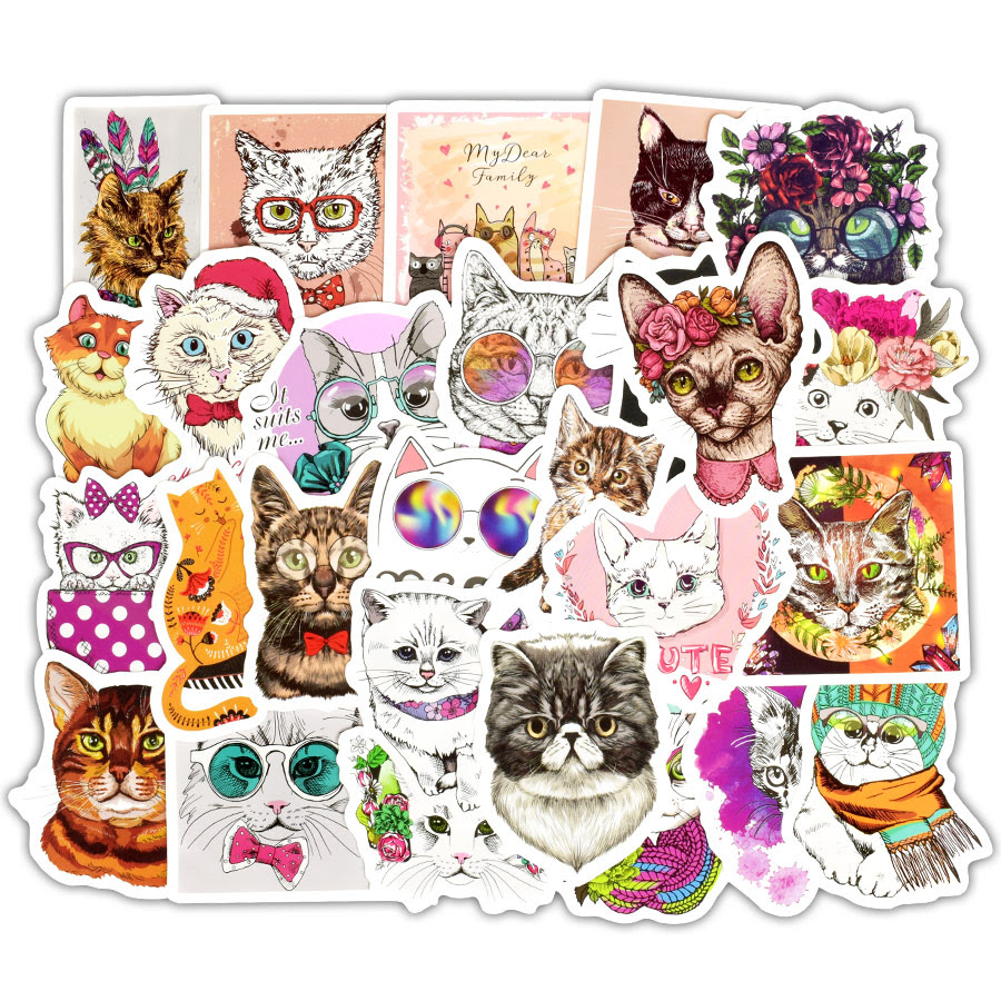 30+ Gambar Stiker Wa Kucing Terlengkap DPgokil123