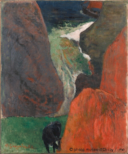 Marine avec vache, Paul Gauguin, 1888