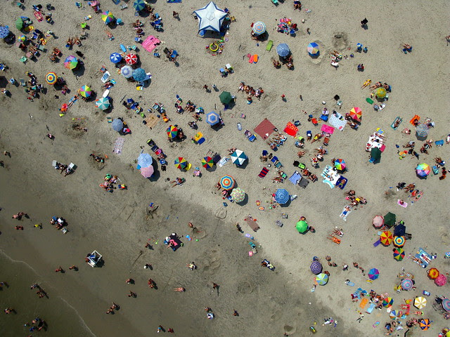 Umbrella Convention - Kite Over Avalon, NJ USA
