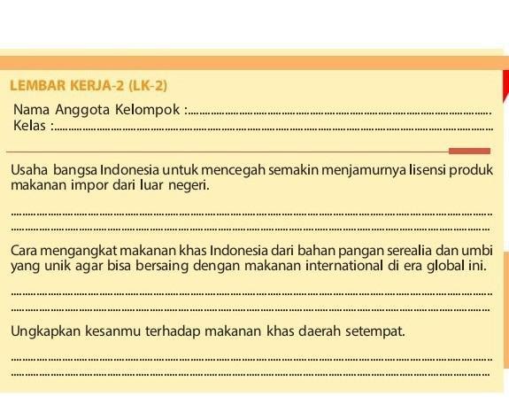 Jawaban Lk 1 Prakarya Halaman 104 Jawaban Soal