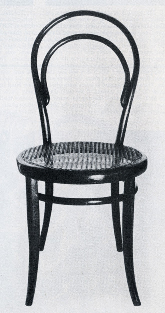 Gebruder Thonet No. 14 bent wood chair, 1859
