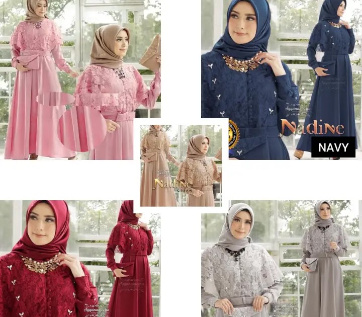 Model Baju  Kondangan Busui Resleting  Dada Busui Dan Tali 