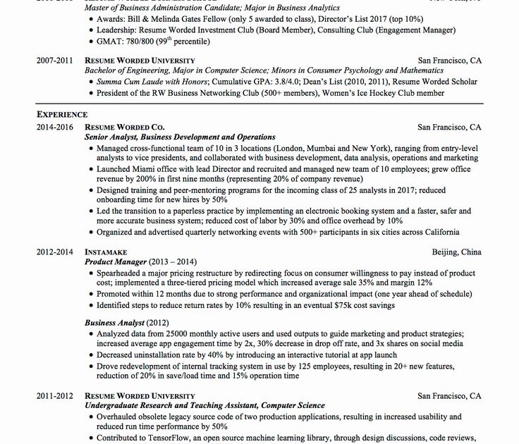 college graduate objective for resume