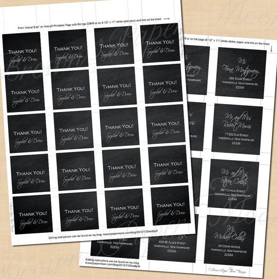 31 Avery Label Template 22816 Labels Information List
