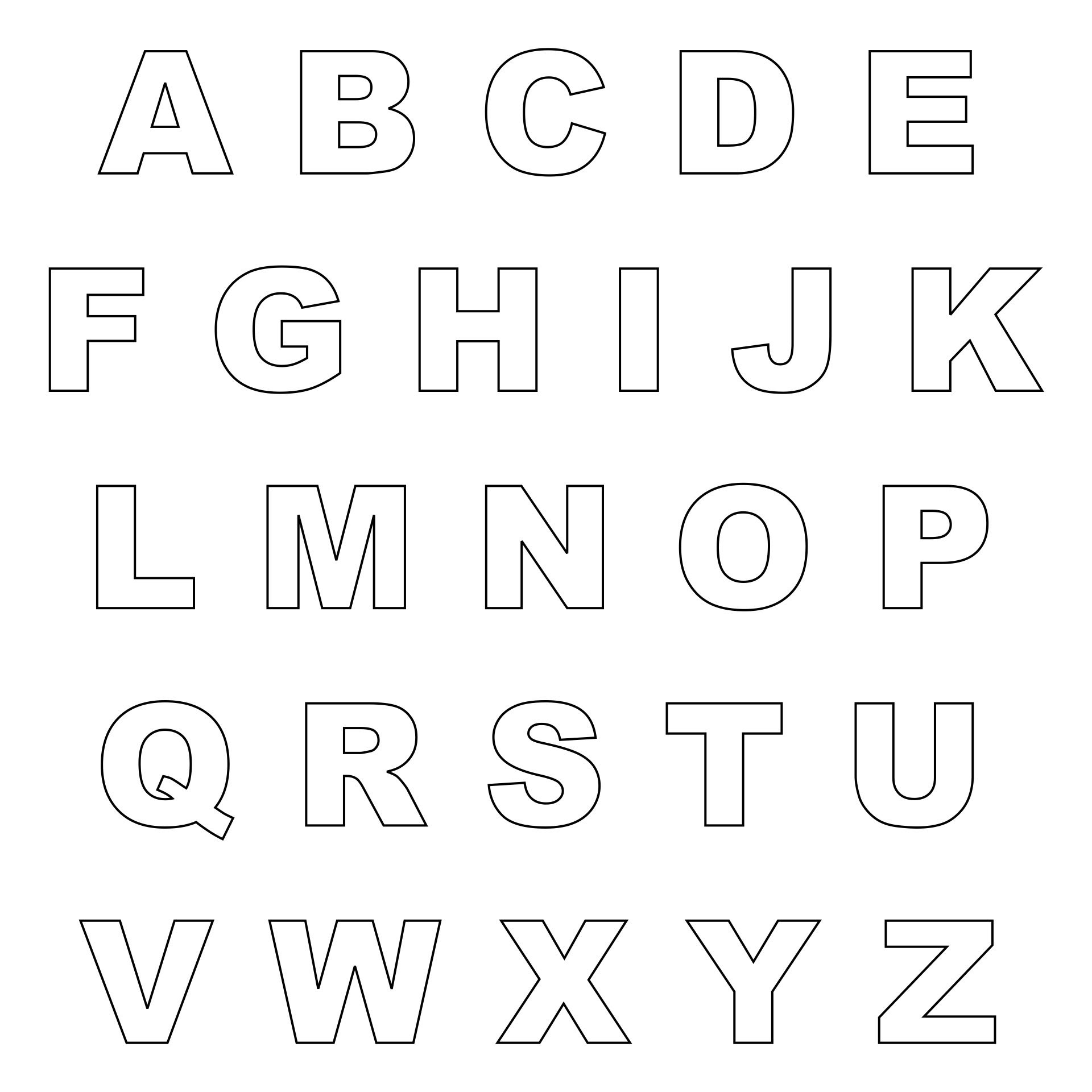 Letter Cut Out Pdf 5 Best Images Of Printable Bubble Letters Alphabet