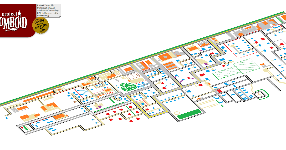 Вся карта проджект зомбоид на русском