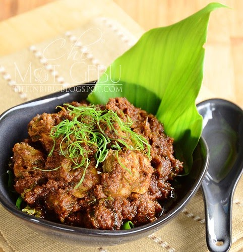 RENDANG LOKAN CILI PADI - Dapur Tanpa Sempadan