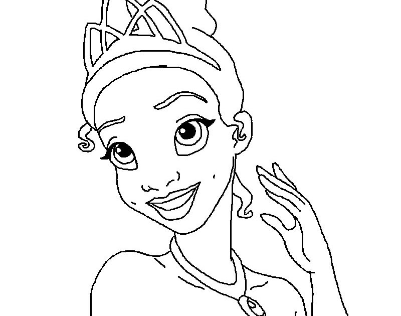 Princess And The Frog Coloring Pages For Kids : Just right click on the ...