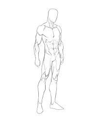 Featured image of post Full Body Man Outline Drawing Man woman posterior anterior view outline people