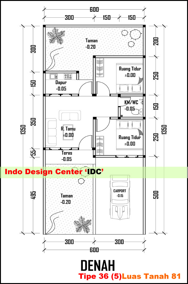 Desain Rumah Sederhana 6x8 Info Lowongan Kerja Id Denah Tipe