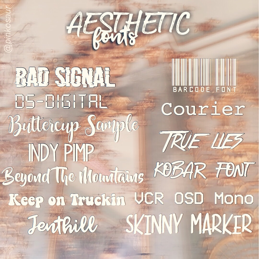 Aesthetic Fonts Download Percantik Hunian!