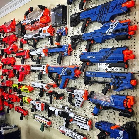 Diy Nerf Gun Wall Rack - How To Build An Ikea Nerf Wall Uk Pegboard