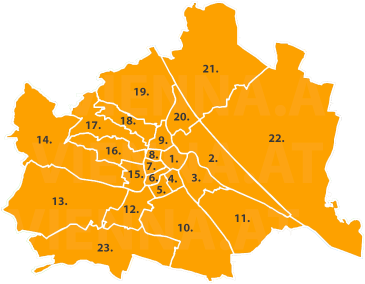 Wien Bezirke Karte | Karte