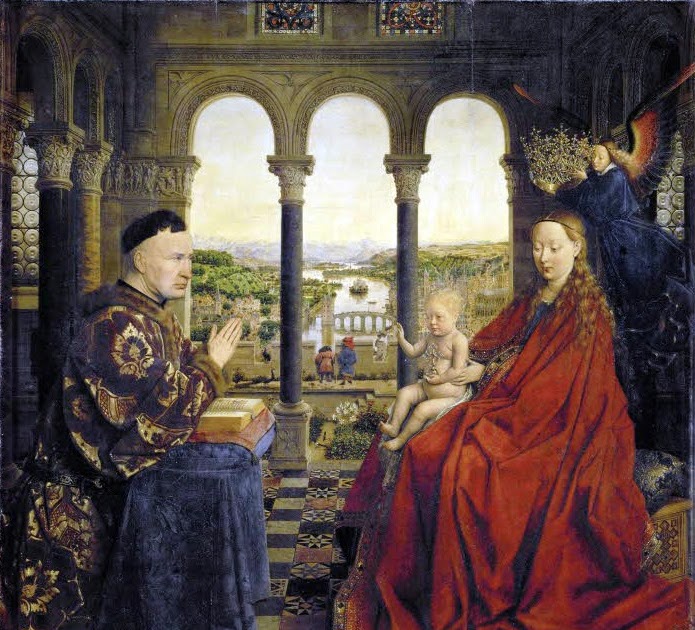 Words and brush: Jan van Eyck: The Madonna of Chancellor Rolin