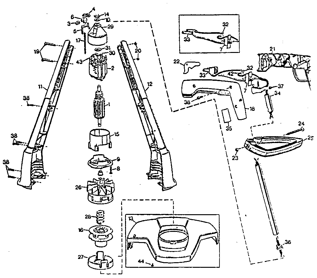 Black And Decker Grass Hog Parts Diagram