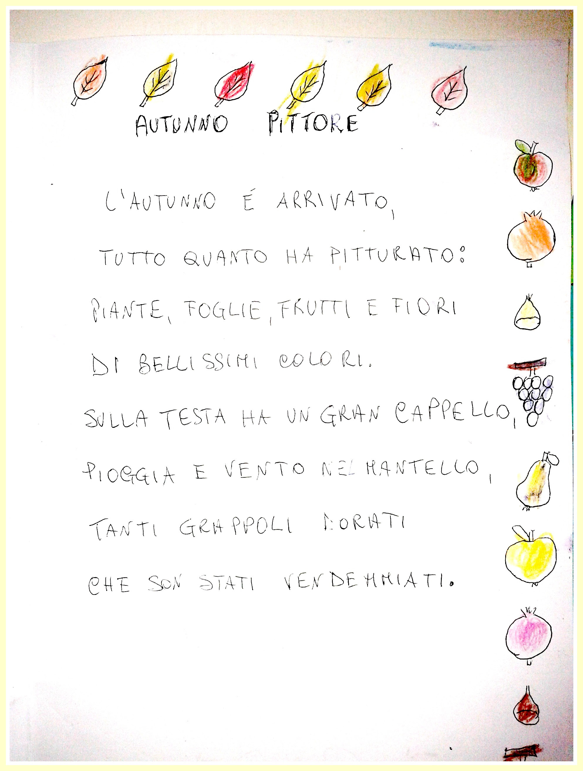 Poesie Sull Autunno Per La Scuola Primaria Poesie Poesie