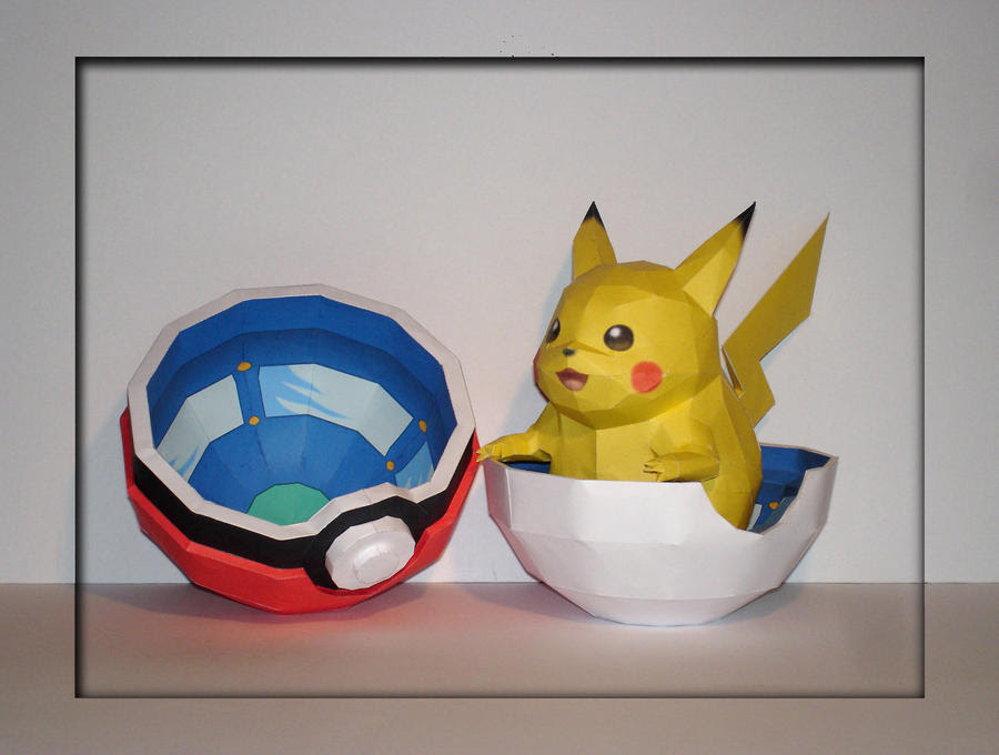 Pokemon Papercraft Pokeball Papercraft