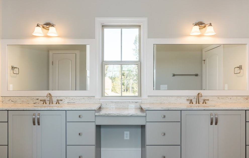 Colonial White Granite Bathroom Vanity