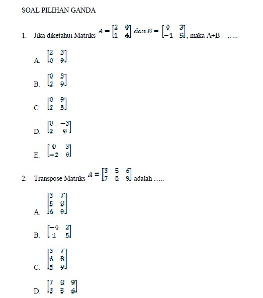 Soal matematika kelas 11 semester 1 dan pembahasannya