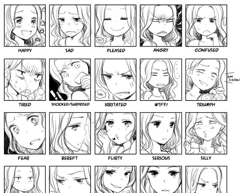 Anikam Anime Expressions Chart