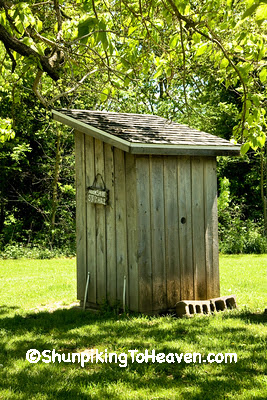 Outhouse at Moonshine Store, Clark County, Illinois