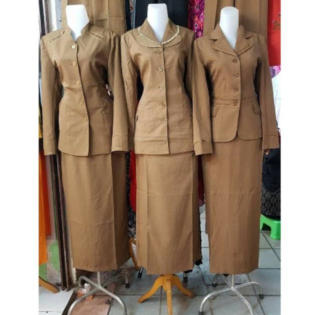 Model Baju Dinas Bagus Harga  Blazer  Khaki Wanita  