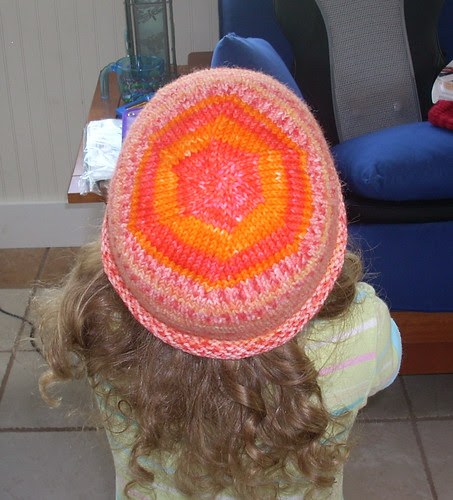 Roll brim hat top