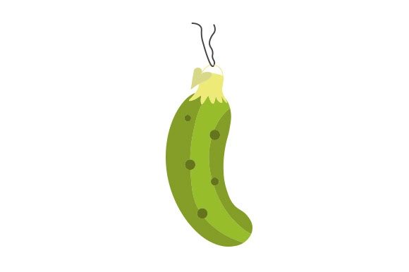 Download Pickle Ornament SVG File - 300 Free SVG Files for Cricut