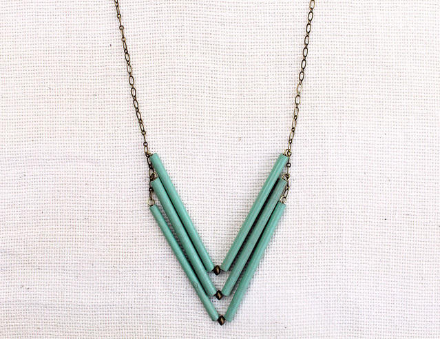 Sea Green Chevron