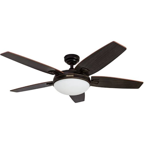 Honeywell 48 Carmel Oil Rubbed Bronze Ceiling Fan With