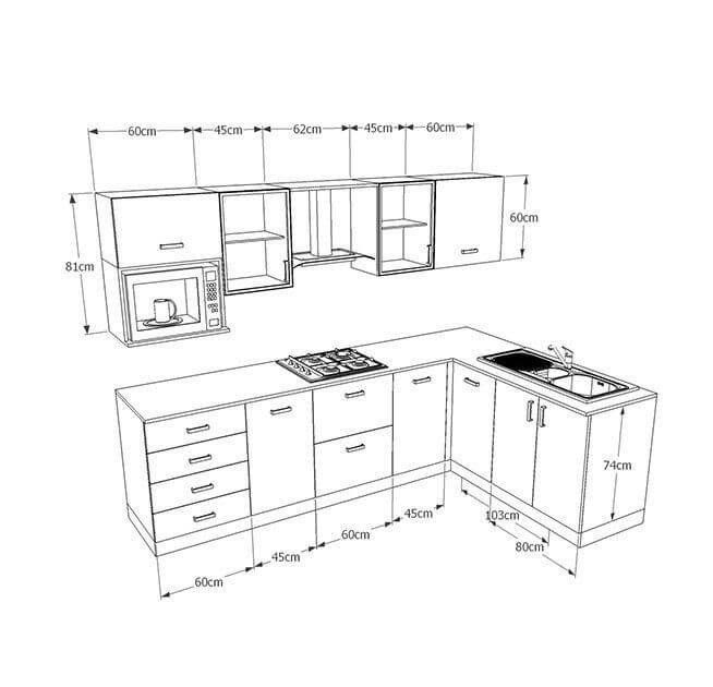 Measurement Kitchen Floor Plan With Dimensions - bmp-nation