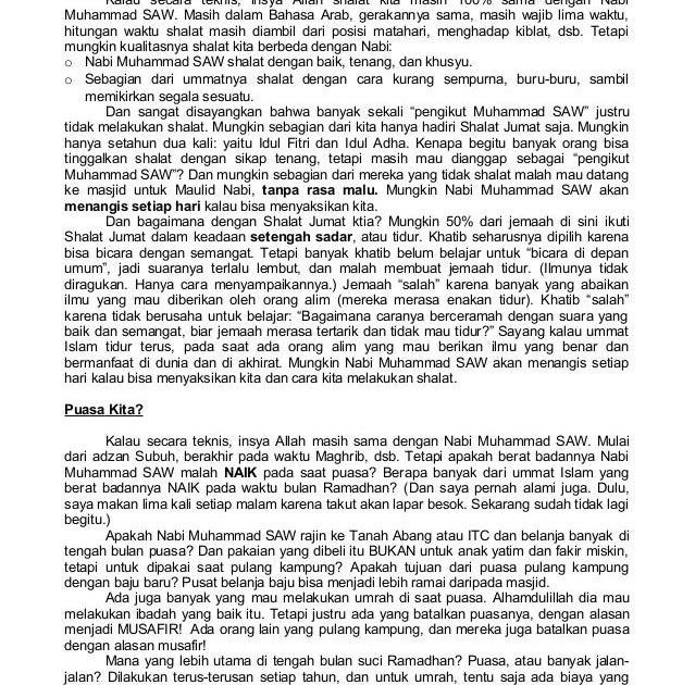 Materi ceramah tentang maulid nabi