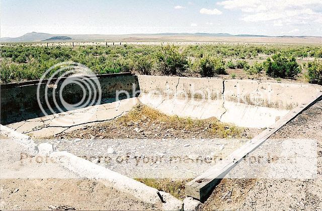 Abandoned foundation in Kelton, Utah Abandoned foundation in Kelton, Utah