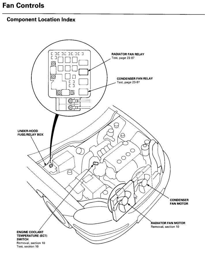 Honda Civic 1995 Honda Civic Radiator Fan Not Working