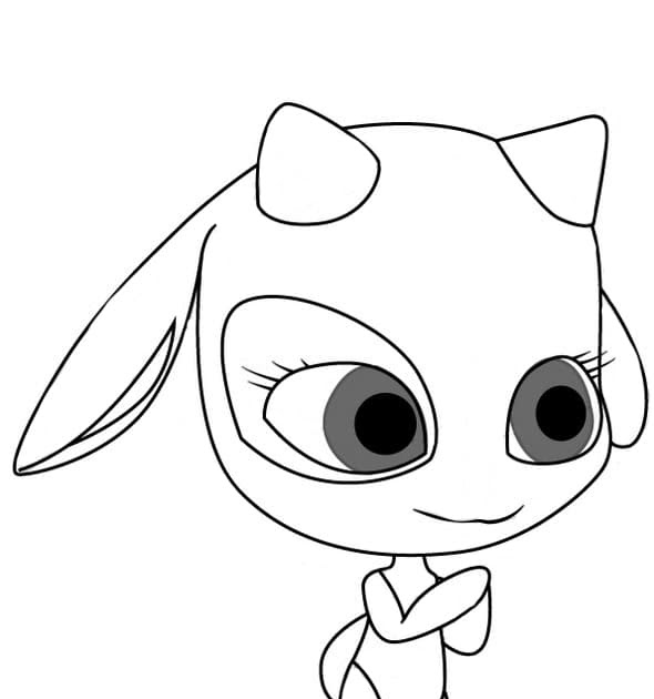 Ladybug And Cat Noir Kwami Coloring Pages : Coloring Pages Kwami ...