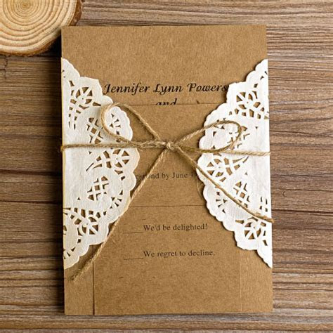 Rustic Wedding Invitations With Response Cards Rustic Wedding Invitations With Response Cards