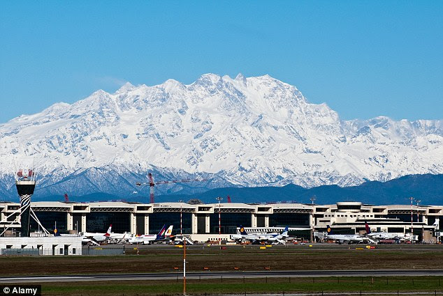 The easyJet flight was forced to divert to Malpensa airport, causing a seven-hour delay for holidaymakers