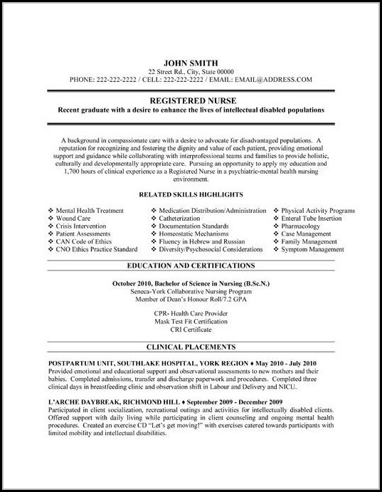 gnm nursing resume format free download