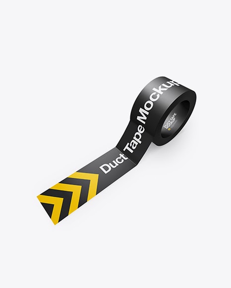 Download Free Mockups Matte Duct Tape Mockup - Half Side View (High-Angle Shot) Object Mockups - Free ...