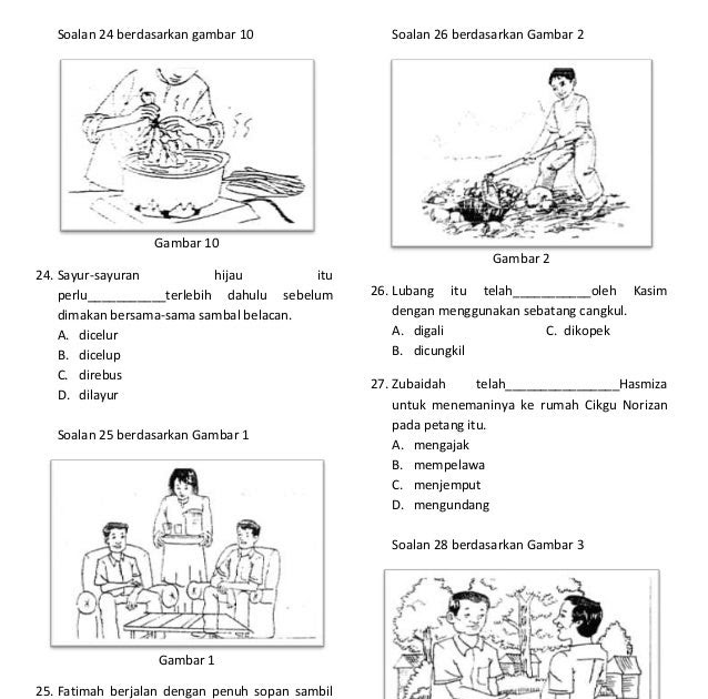 Contoh Soalan Tatabahasa Bahasa Melayu Tahun 3 - Wolilo