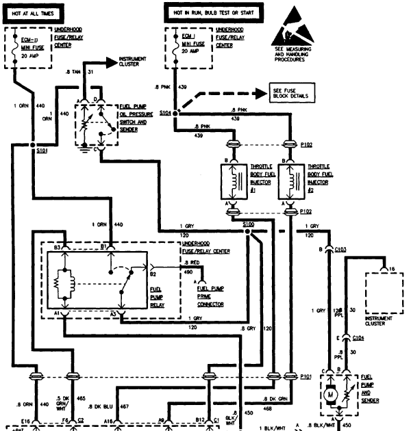 1990 Chevy Fuel Pump Wiring Diagram - Naturalful