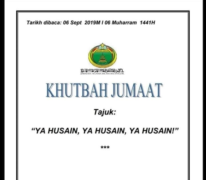 Teks Khutbah Jumaat Johor : TEKS KHUTBAH JUMAAT MASJID AL-MALIK KHALID