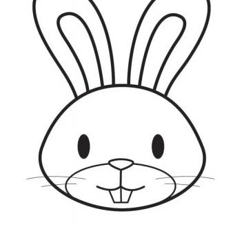 Bunny Face Outline Svg - 278+ SVG Images File