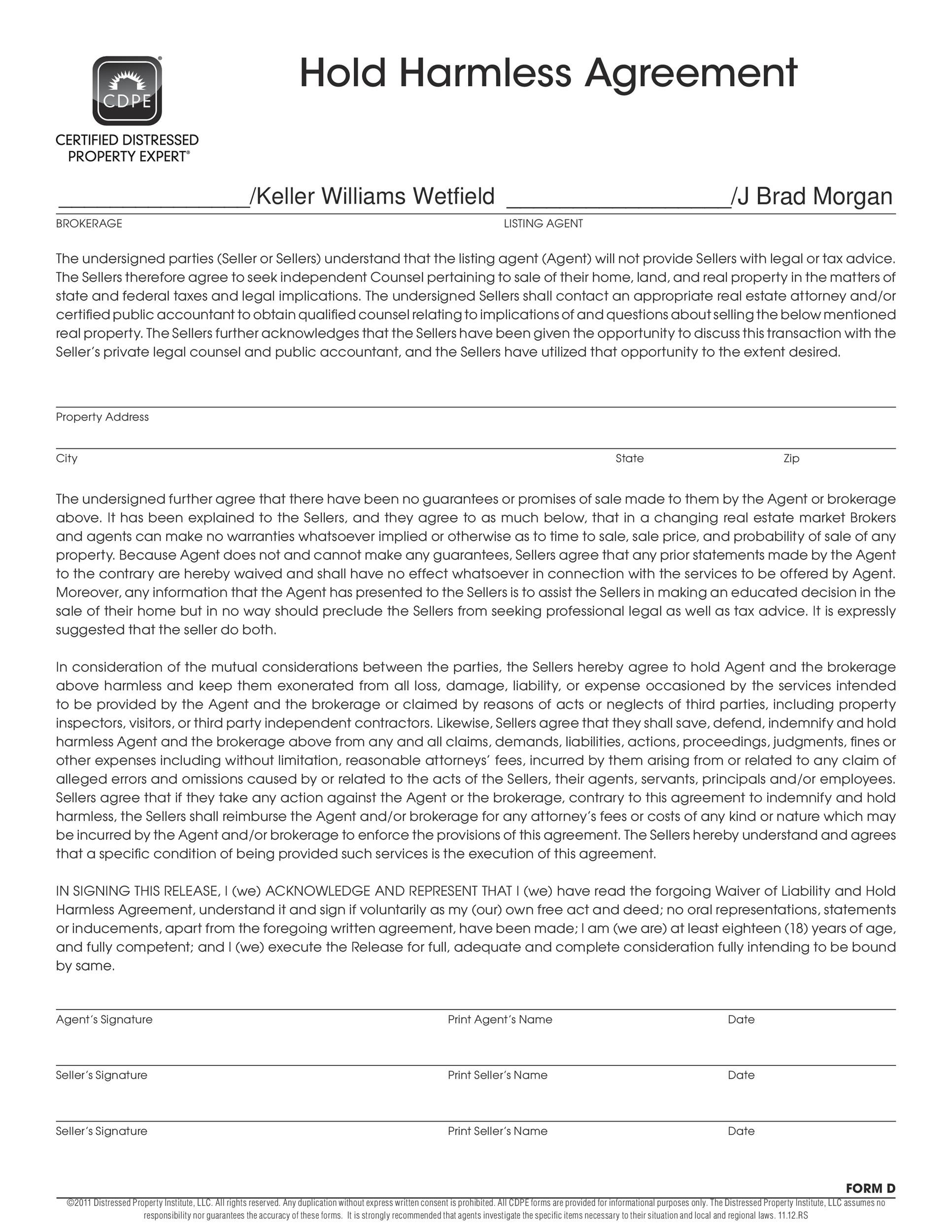 hold-harmless-agreement-florida-template-pdf-template