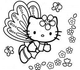 Hello Kitty Mermaid Coloring Pages Free Print - Learn to Color